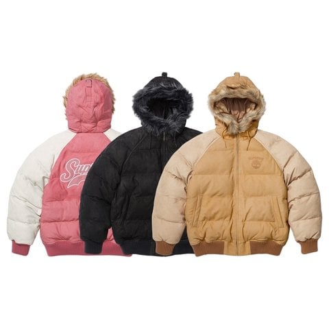 Supreme Supreme/Timberland Suede Puffer Jacket