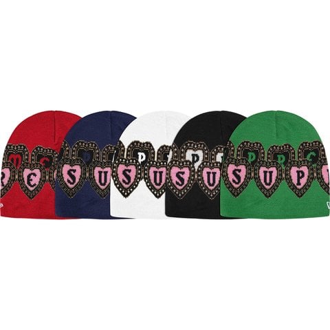Supreme New Era Hearts Beanie